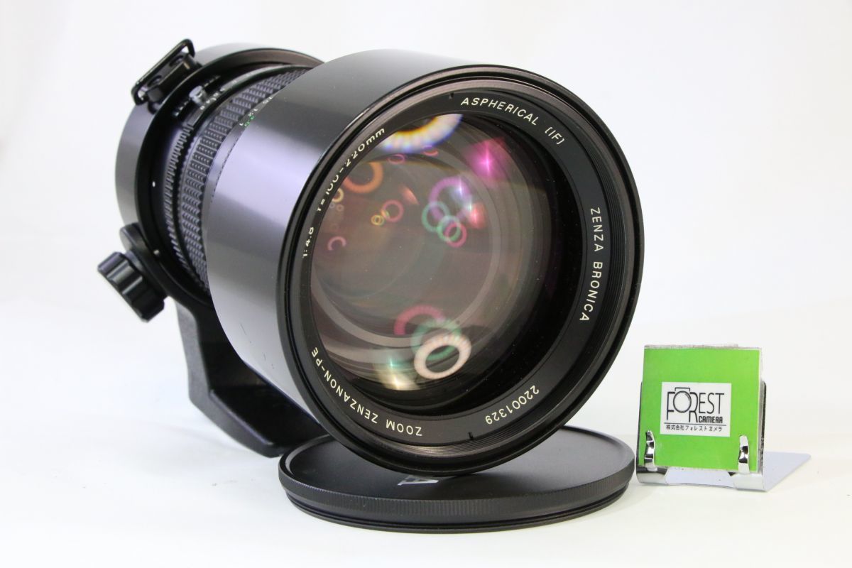 【同梱歓迎】実用■ZENZA BRONICA ZOOM ZENZANON-PE 100-220mm F4.8■13690