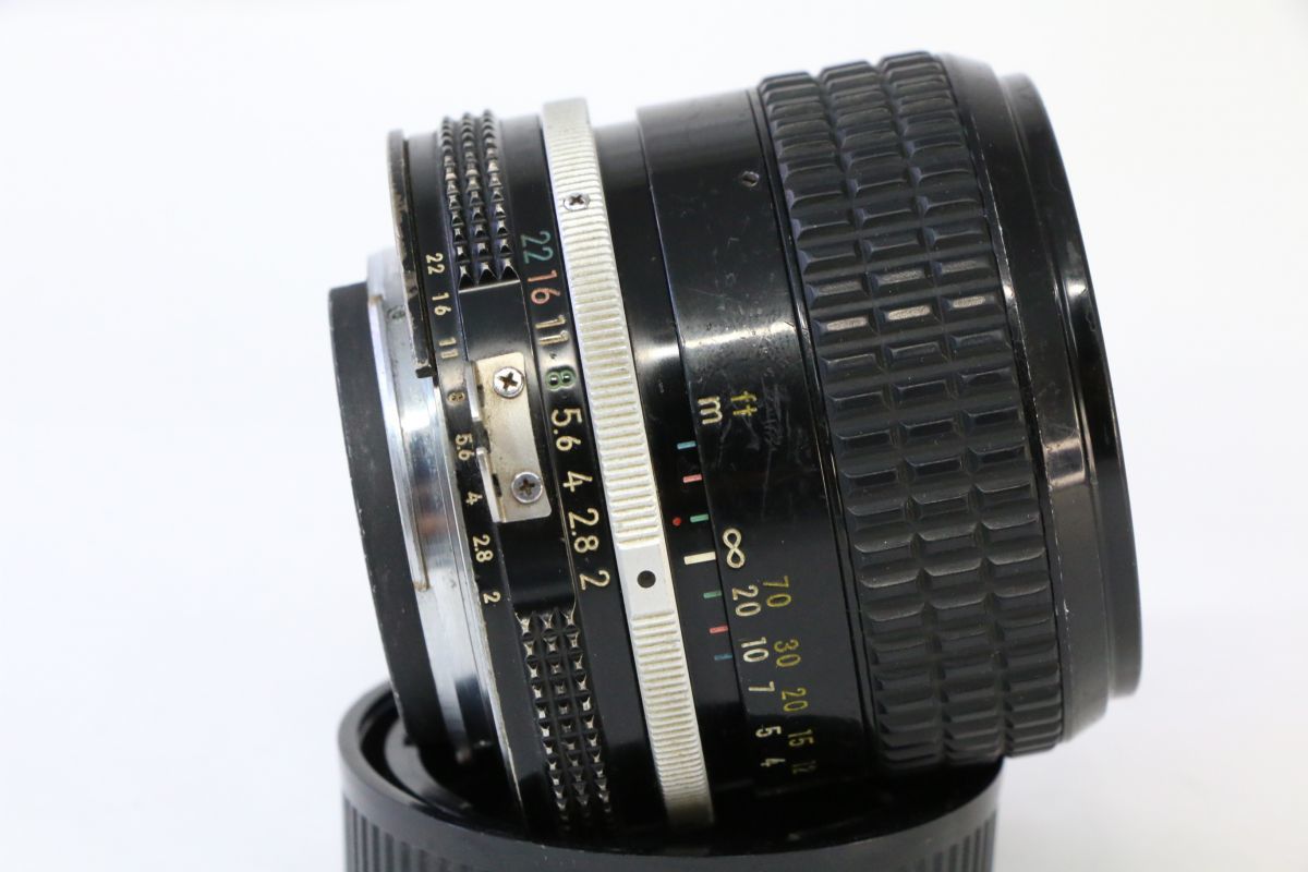 【同梱歓迎】実用■ニコン Nikon AI NIKKOR 85mm F2■トルク感違和感■AE616_画像2