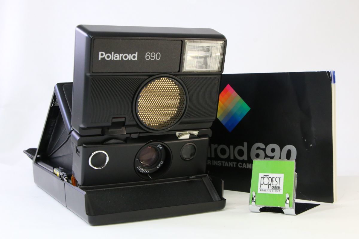 【同梱歓迎】【動作保証・点検済】良品■Polaroid 690■通電・シャッター・フラッシュ完動■10011_画像1