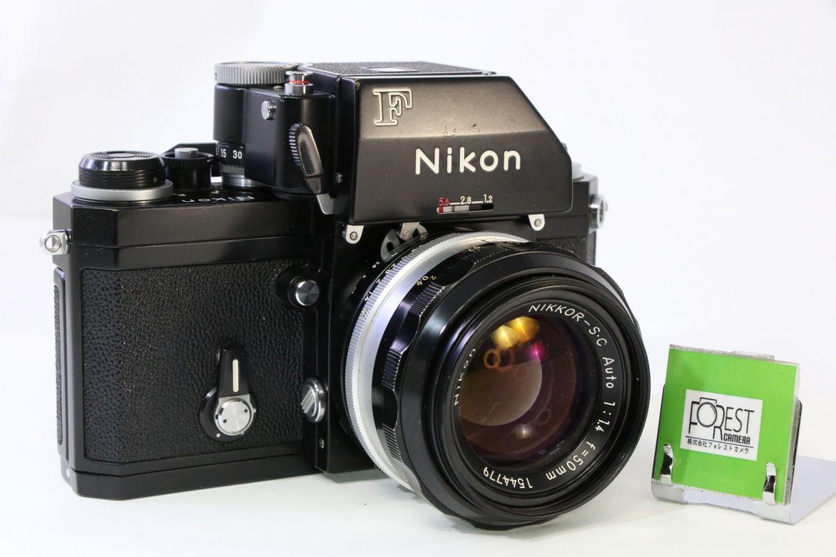 【同梱歓迎】実用■ニコン Nikon F フォトミック FTn ブラック + AI改 NIKKOR-S.C Auto 50mm F1.4■シャッター全速完動・露出計完動■10409_画像1