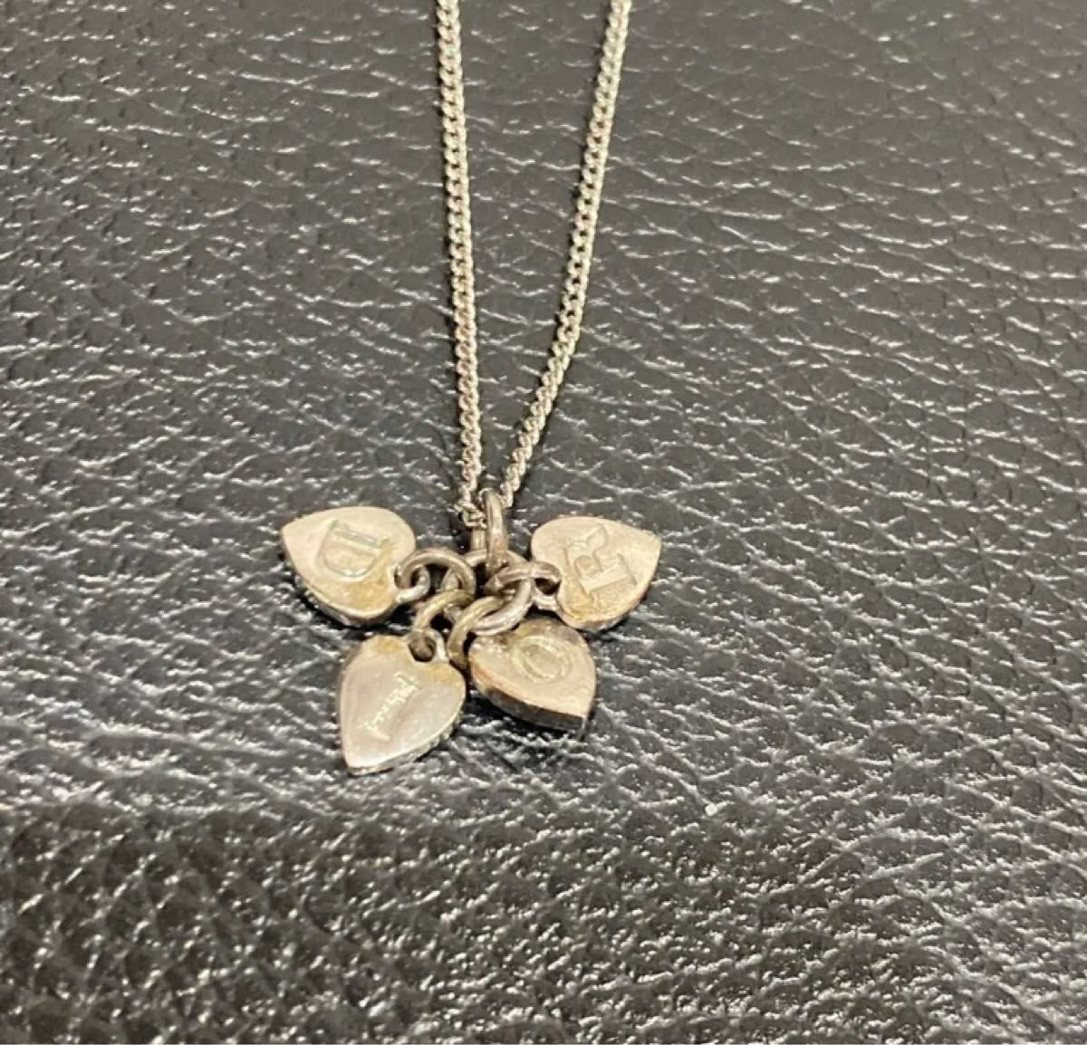 美品 Christian Dior ディオール ネックレス ロゴ 人気 送料無料 2個