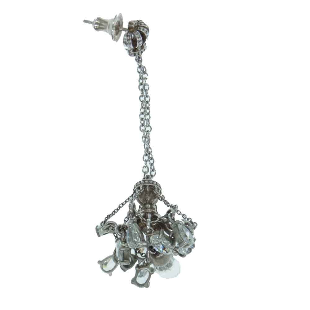 Justin Davis Justin Davis SEJ015 CHANDELIER CLEAR chandelier clear Drop earrings one-side ear for silver group [ used ]