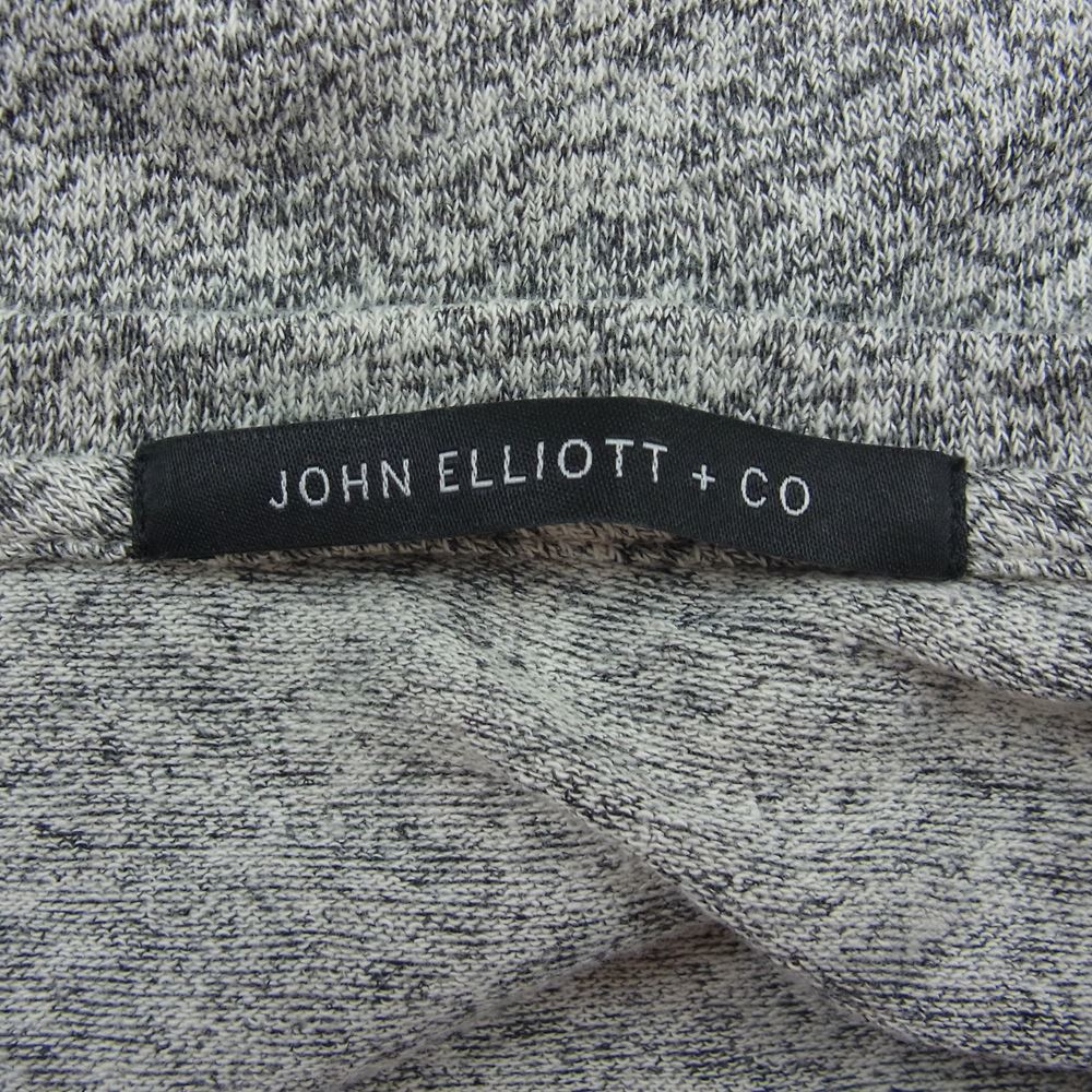 JOHN ELLIOTT ジョンエリオット メランジ 霜降り ロング カットソー Tシャツ グレー系 1【中古】_画像4