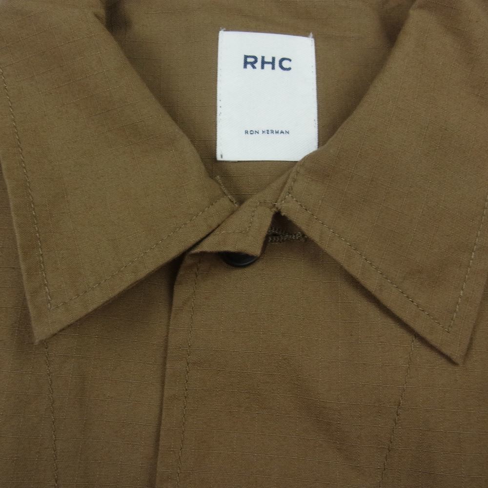 Ron Herman ロンハーマン 3520700150 RHC Ripstop Jacket ミリタリー リップストップ ジャケット カーキ系 M【中古】_画像3