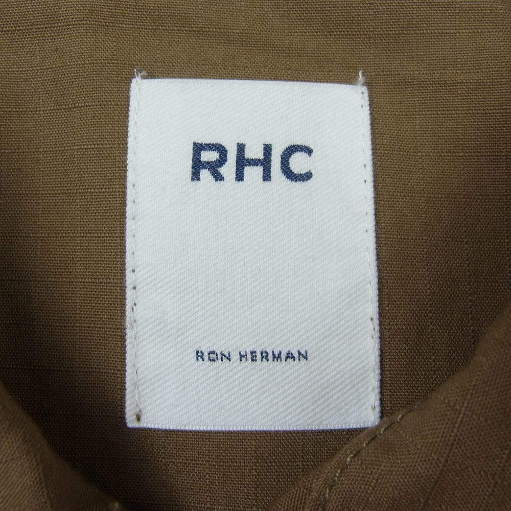 Ron Herman ロンハーマン 3520700150 RHC Ripstop Jacket ミリタリー リップストップ ジャケット カーキ系 M【中古】_画像4