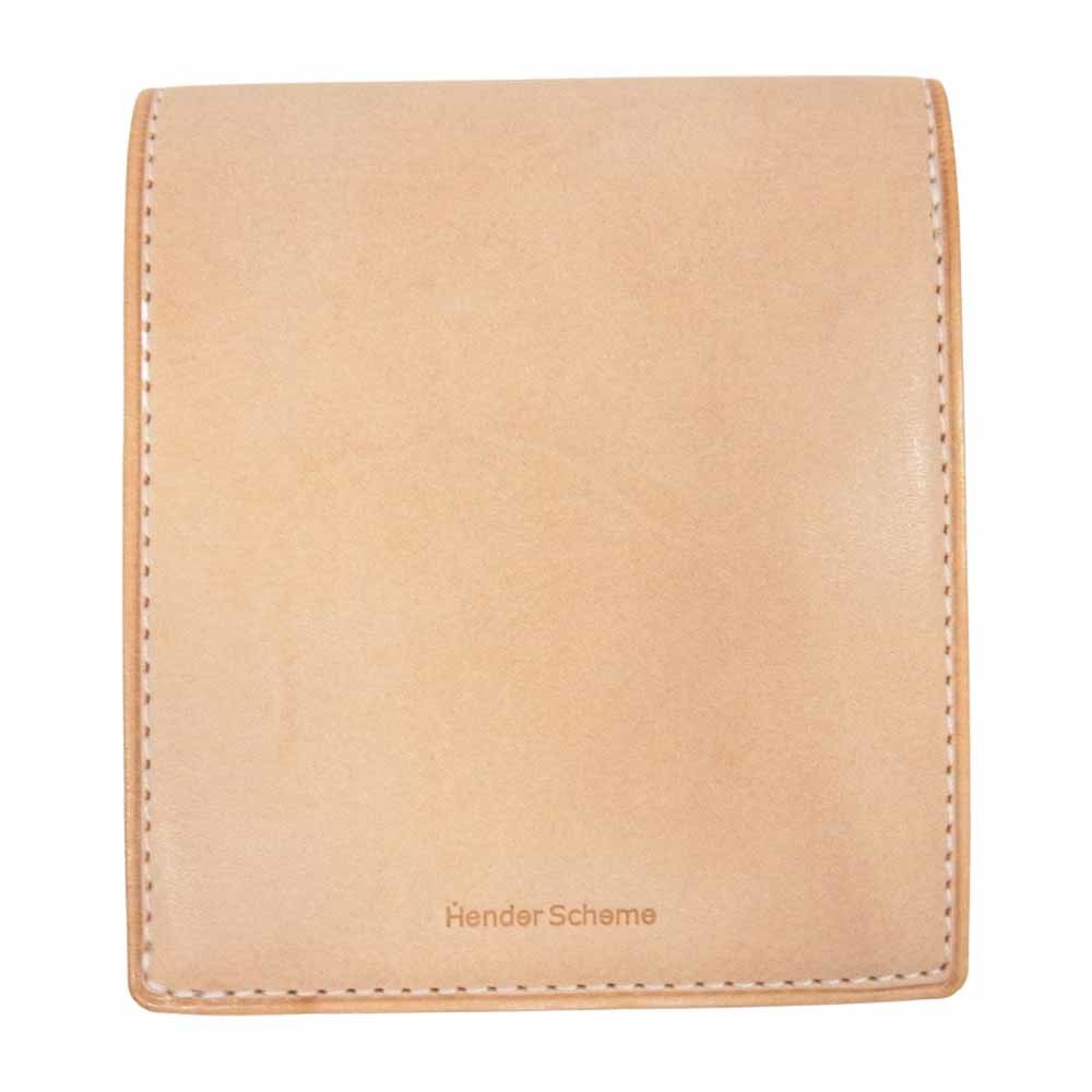 Hender Scheme エンダースキーマ half folded wallet ハーフ フォルデッド ヌメ革 ウォレット 二つ折り 財布【未使用】【中古】 