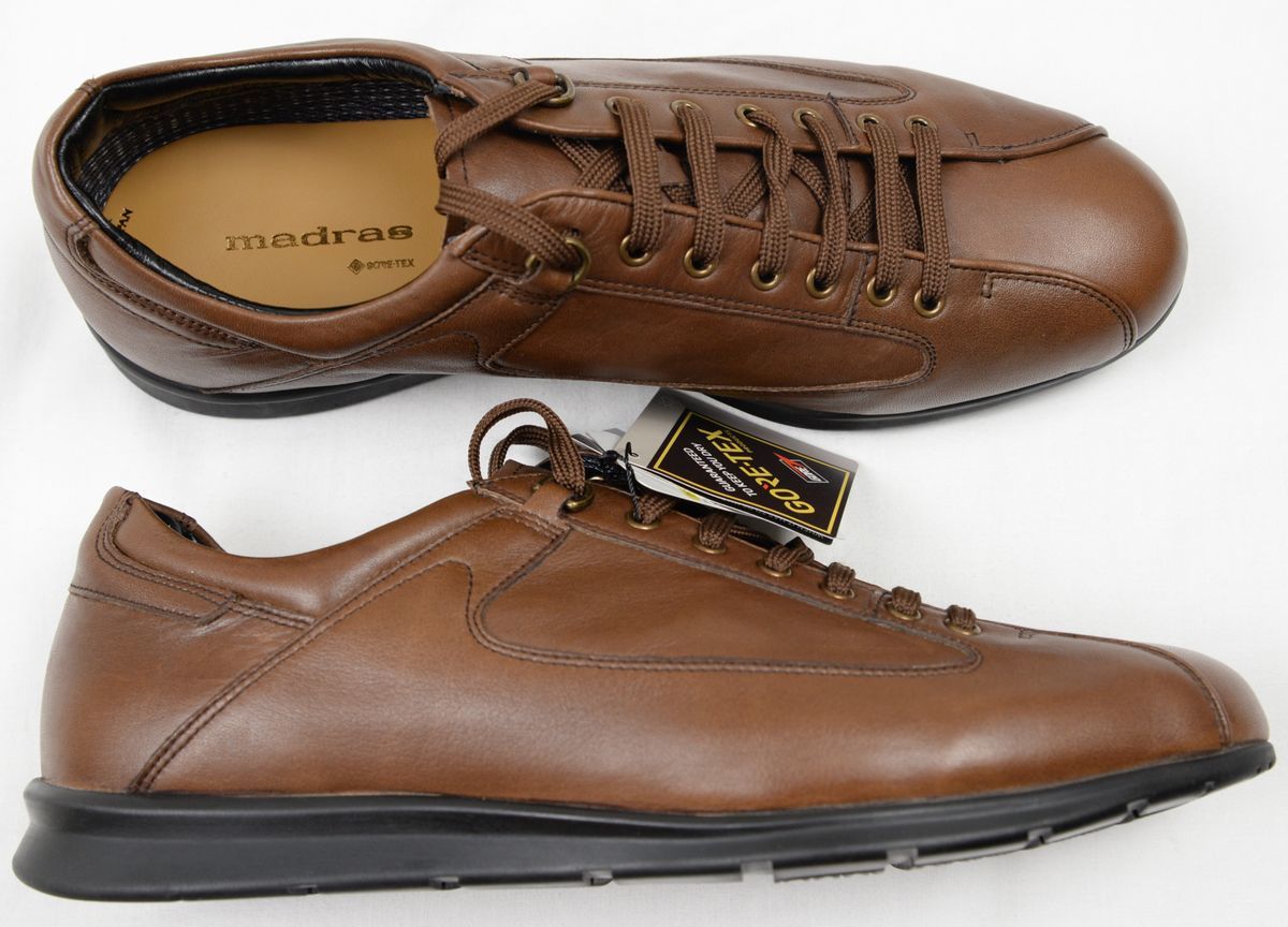 * regular price 30800 jpy madrasma gong s men's leather sneakers ( tea,26.5,M5005G,GORE-TEX, made in Japan ) new goods 