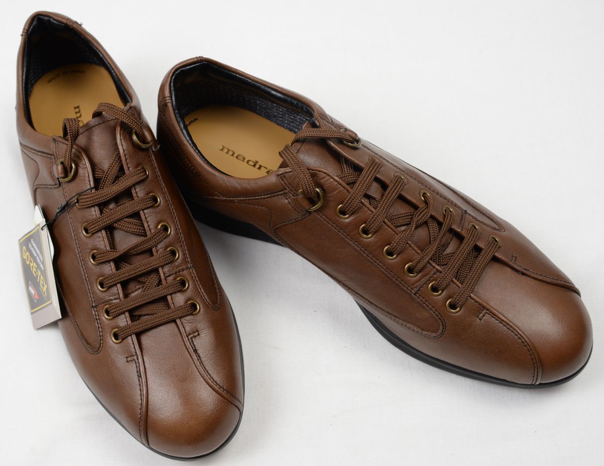 * regular price 30800 jpy madrasma gong s men's leather sneakers ( tea,26.5,M5005G,GORE-TEX, made in Japan ) new goods 