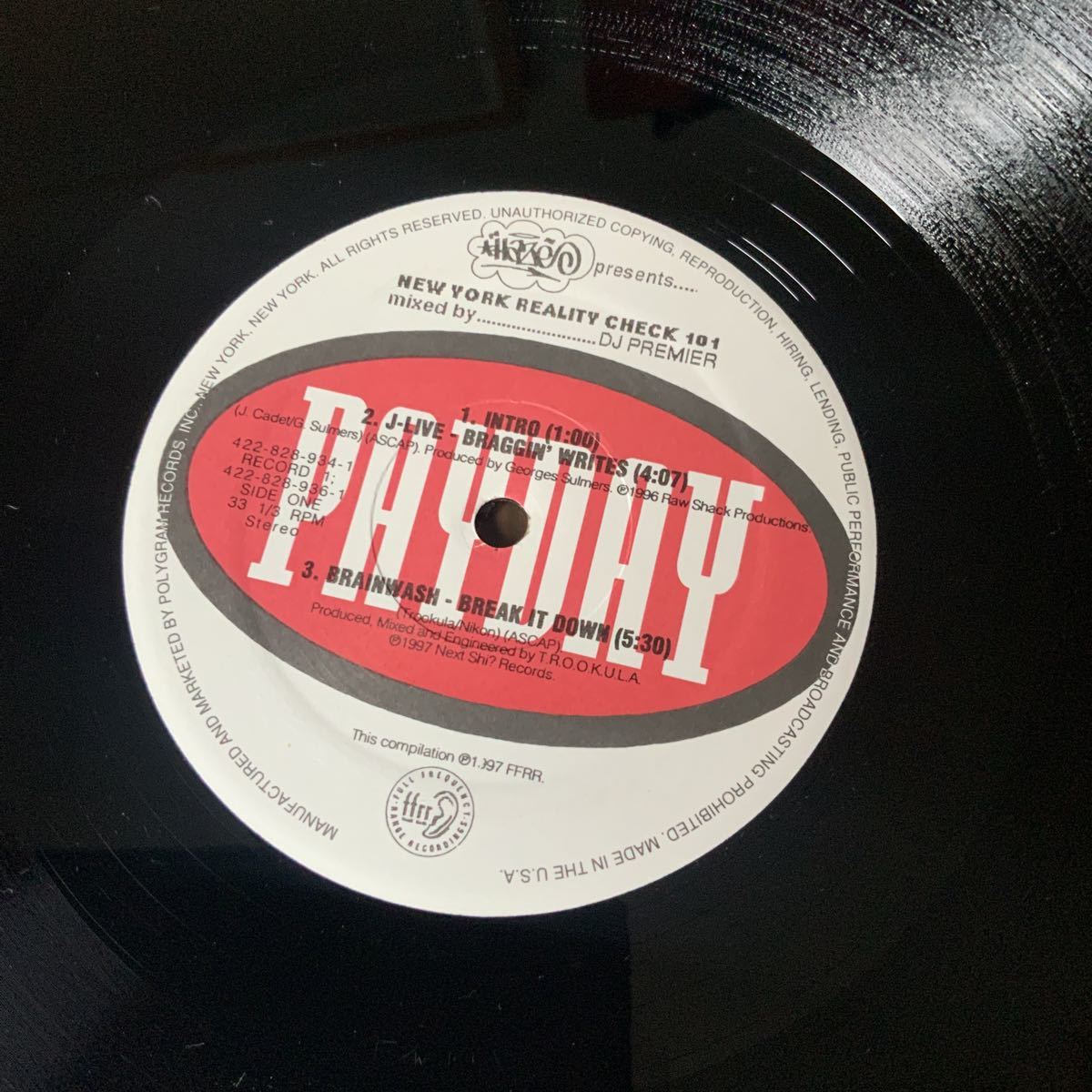 DJ PREMIER New York Reality Check 101 3LP US版　アナログ レコード_画像4