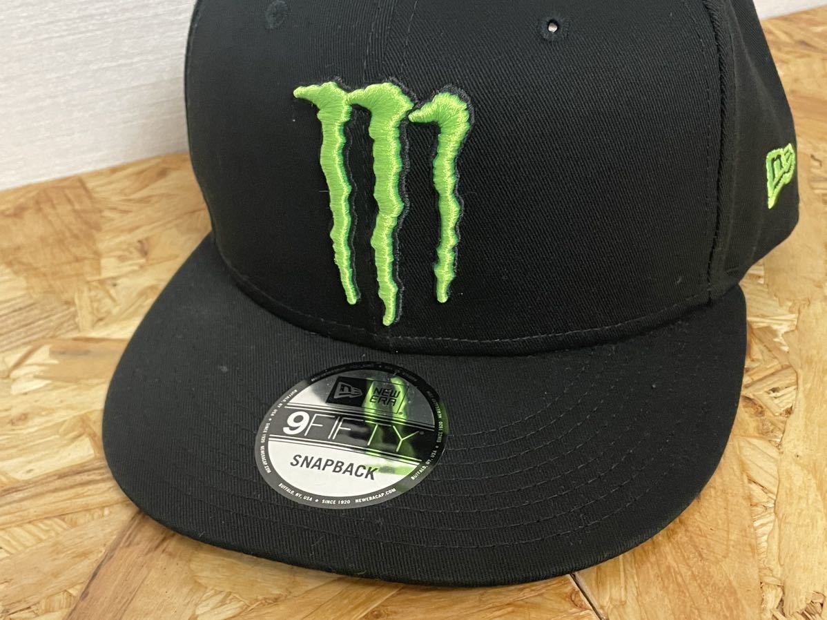 モンスターエナジーmonster energy【非売品NEW ERAニューエラ9FIFTY キャップ②】平野歩夢選手着用　ステッカーetcオマケ付_画像2