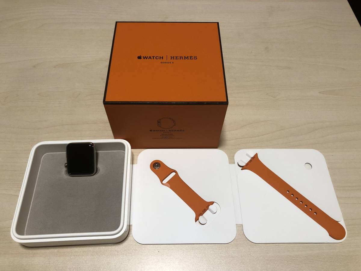 ★ 美品 Apple Watch Series 3 HERMES エルメス アップルウォッチ ステンレススティール 42mm GPS+Cellularモデル ★