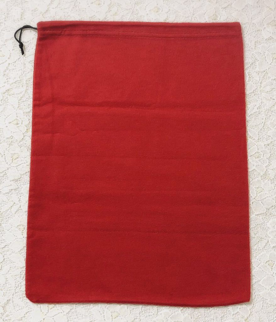  Christian * Louboutin [Christian Louboutin] shoes storage bag 1 sheets (2728) regular goods accessory inside sack cloth sack pouch cloth made red 30×40cm