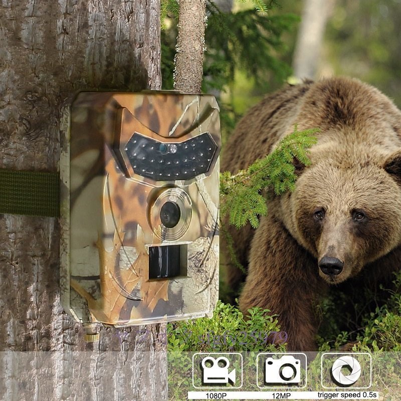 L508* new goods outdoors hunting camera 12MP. raw animal inspection . vessel Trail camera HD waterproof monitoring infra-red rays . inspection . night vision 