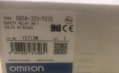 新品OMRON セーフティコントローラ G9SA-321-T075 DC24 6ヶ月保証-