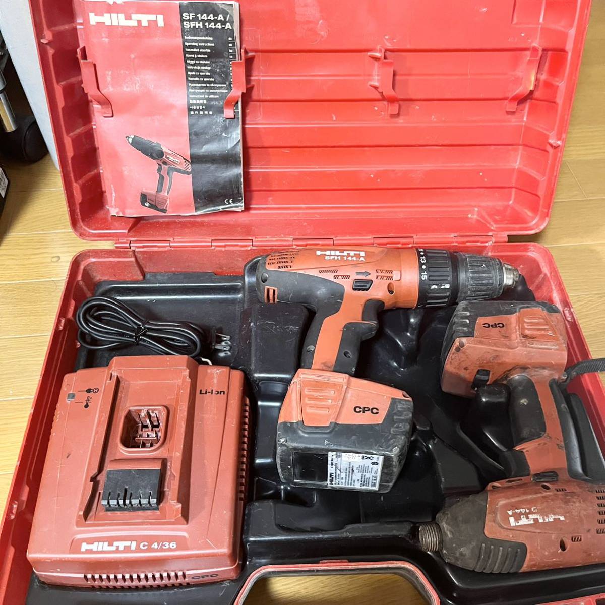 HILTI コンボキット SID144-A/SFH144-A インパクトドライバー HILTI コンボキット SID144-A/SFH144-A インパクトドライバー