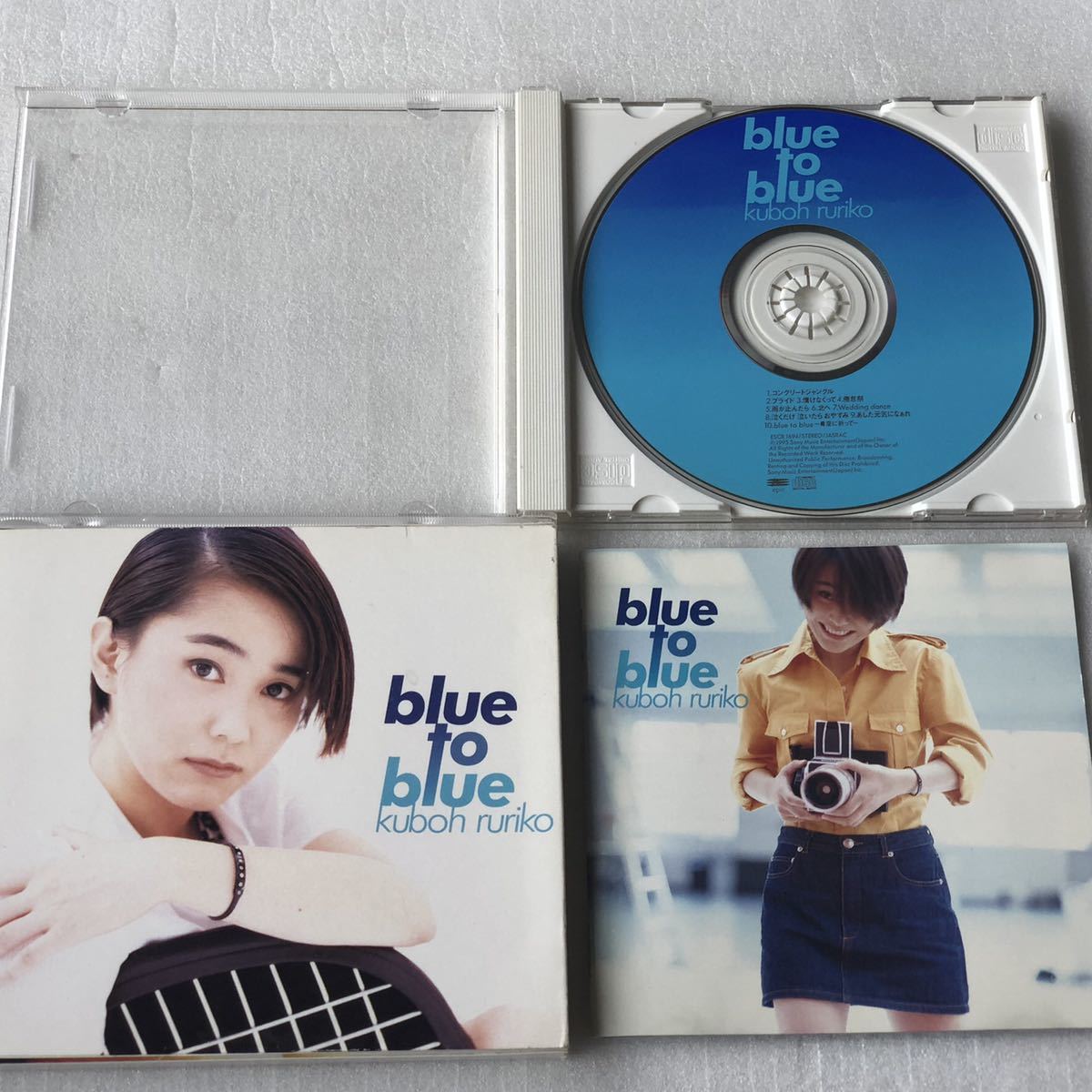 中古CD 久宝 留理子/blue to blue (1995年) 日本産,J-POP系_画像3