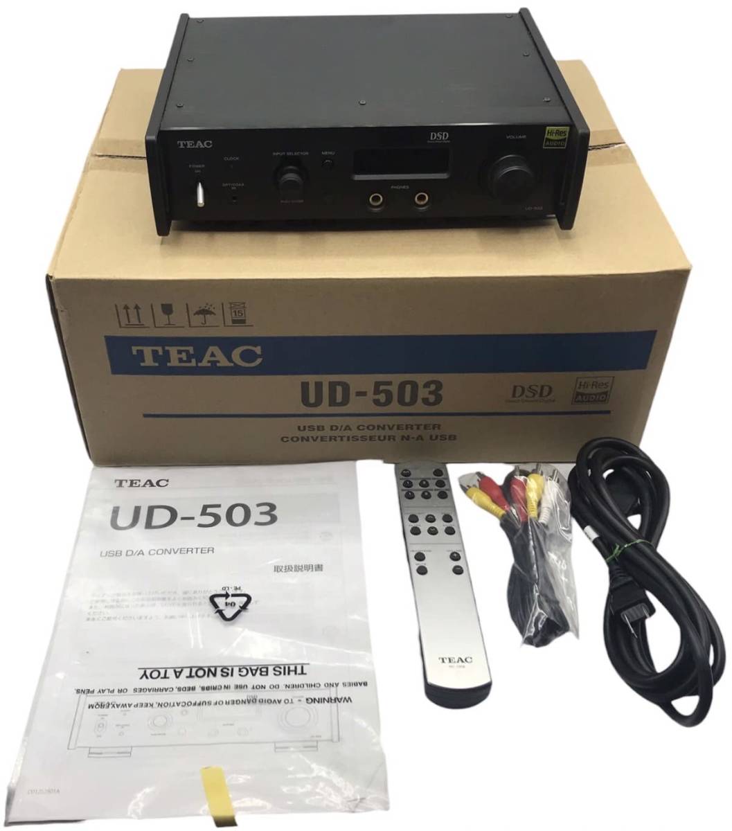 002776)ティアック デュアルモノーラルUSB-DAC/ヘッドホンアンプ Reference UD-503 (ブラック) UD-503-B  JChere雅虎拍卖代购