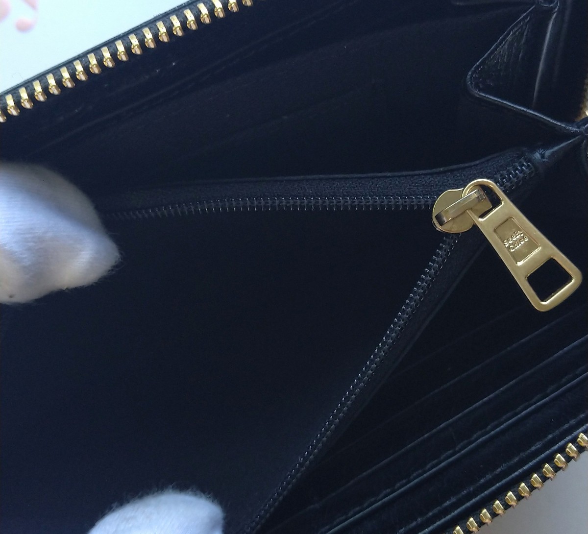 【新品】クロエ Chloe 長財布 ブラック チャーム