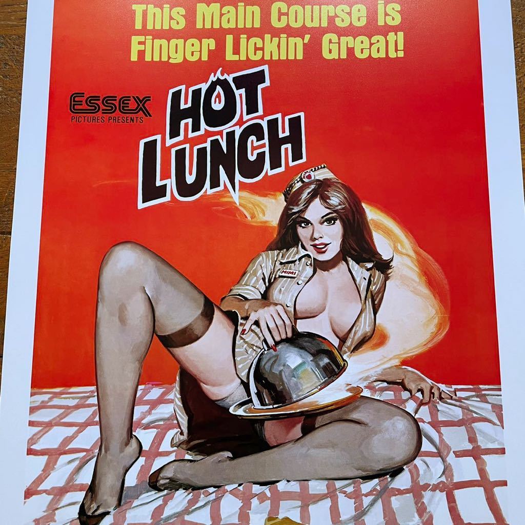 ポスター★アメリカンお色気ムービー『Hot Lunch』 1978 レアポスター/_画像2