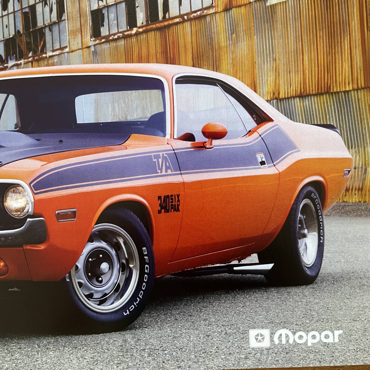 ポスター★☆1970 Dodge Challenger T/A ☆ダッジ・チャレンジャーT/A★Mopar/モパー/Plymouth/バニシングポイント/世田谷ベース_画像4