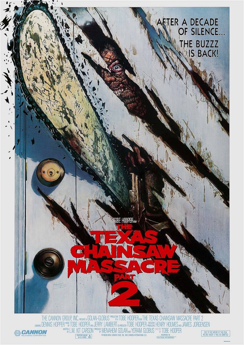海外版ポスター『悪魔のいけにえ2』（The Texas Chainsaw Massacre 2 