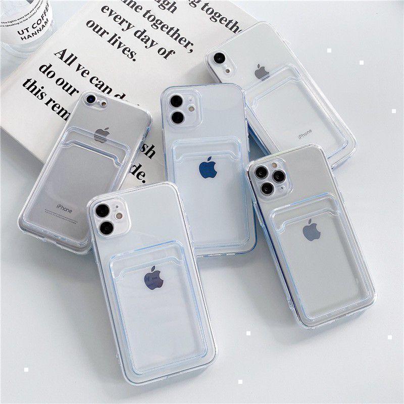 iPhone13Pro ケース カード入れ ポケット クリア 透明 韓国_画像4