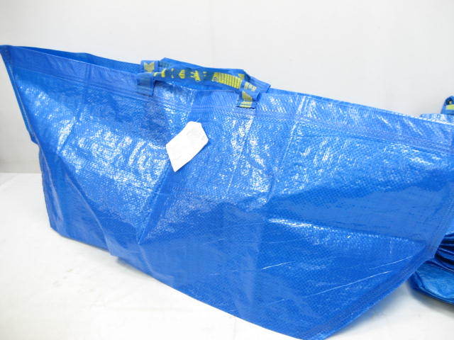 10 point set IKEA Ikea FRAKTAflaktaFISSLAfislaHSTHAGEhe Star ge carry bag eko-bag blue blue black black 