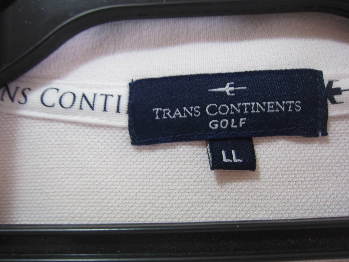 TRANS CONTINENTS GOLF トランスコンチネンツ ゴルフ メンズ LL ポロシャツ カットソー トップス 大きいサイズ メ16019_画像6