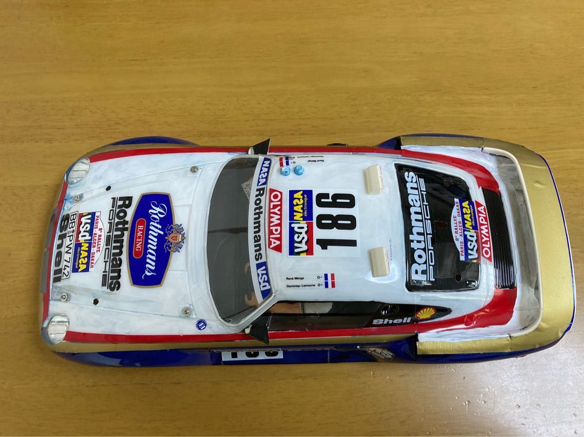 超希少 タミヤ 1/12 RC ポルシェ959 ボディ塗装済 + パッシング 超希少 タミヤ 1/12 RC ポルシェ959 ボディ塗装済 + パッシング