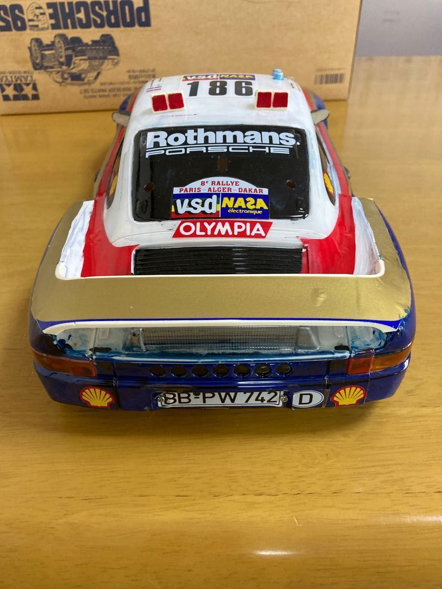 超希少 タミヤ 1/12 RC ポルシェ959 ボディ塗装済 + パッシング 超希少 タミヤ 1/12 RC ポルシェ959 ボディ塗装済 + パッシング