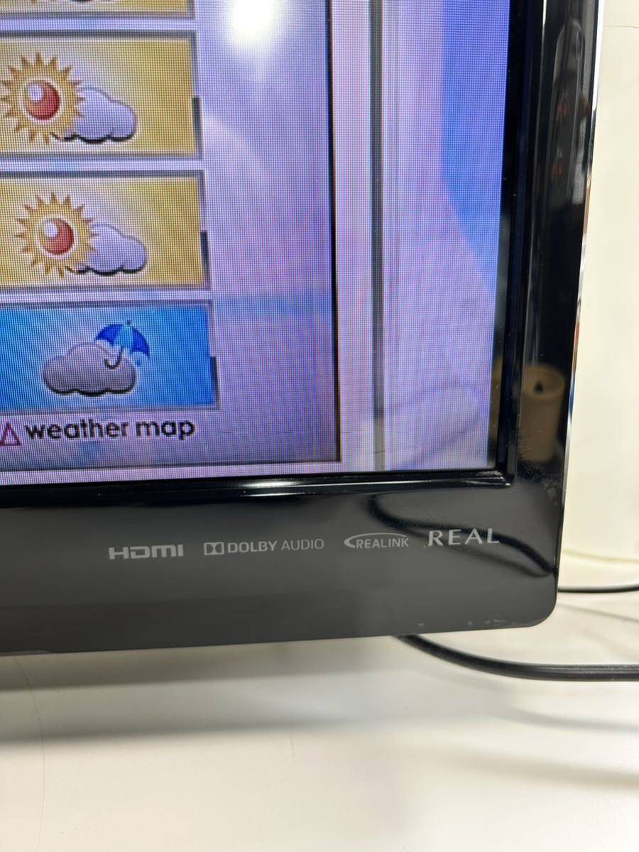 外観、動作美品 MITSUBISHI 三菱 ハイビジョン液晶テレビ REAL 32