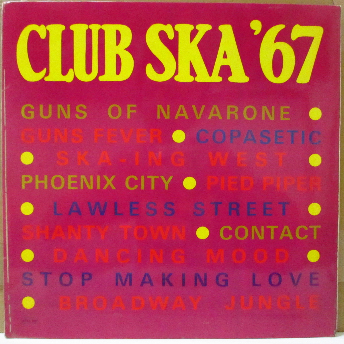 V.A. (60's ジャマイカ・スカ・コンピ)-Club Ska '67 (Jamaica オリジナル LP/表面コー