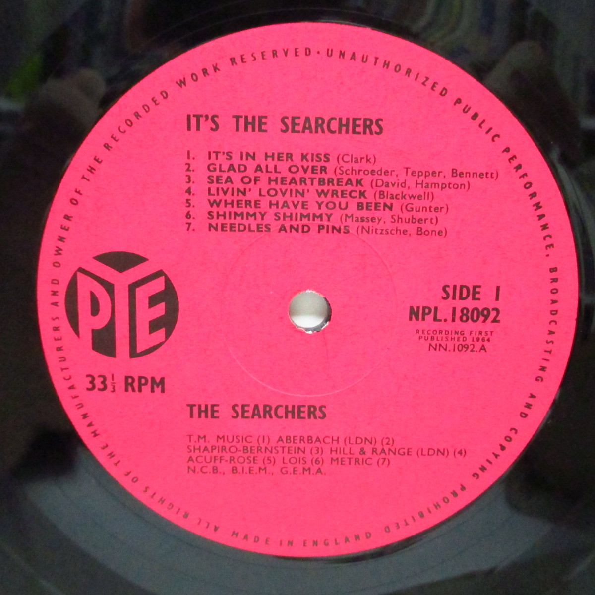 SEARCHERS-It’s The Searchers (UK オリジナル「モノラル」LP/CFS)_画像3