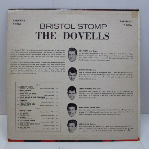DOVELLS-Bristol Stomp (US 60's Reissue Mono)_画像2