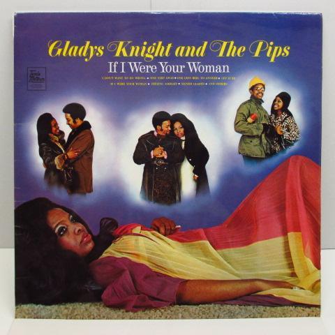 GLADYS KNIGHT & THE PIPS-If I Were Your Woman (UK オリジナル・ステレオ LP/表面コーティング3面折り返し有りジャケ)_画像1
