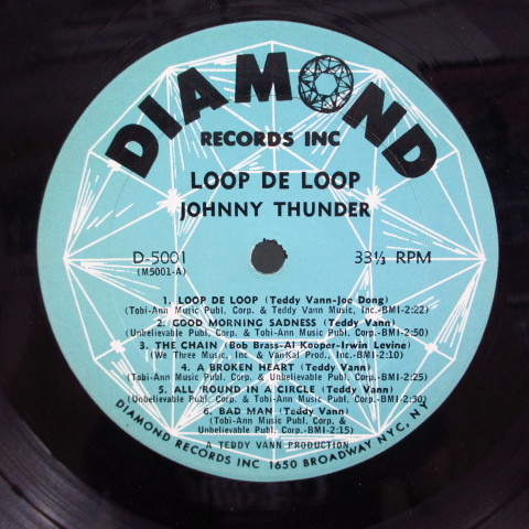 JOHNNY THUNDER-Loop De Loop (US Orig.Mono LP)_画像3