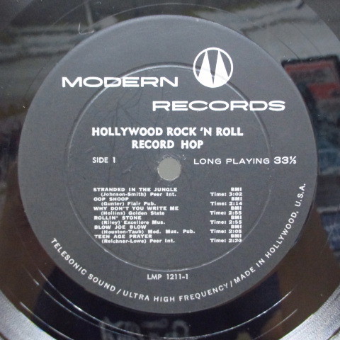 V.A.-Hollywood Rock 'N Roll Record Hop (US Orig.Mono LP)_画像3