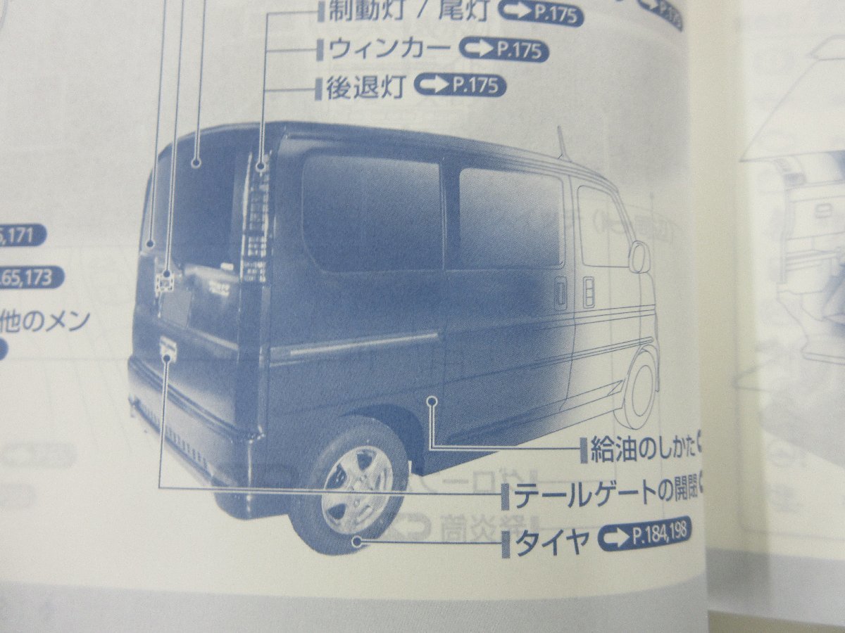 Φ ホンダ / バモス / バモスホビオ / HM系 / 取扱説明書等 / 中古 / 00X30-S8R-6702_画像7