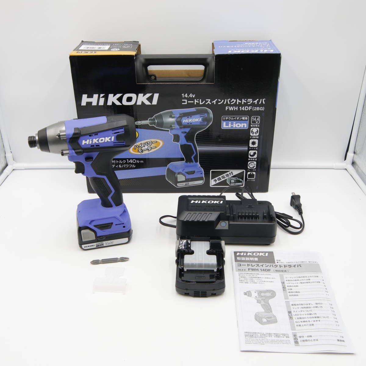 K HiKOKI ハイコーキ .4V コードレスインパクトドライバ FWHDF