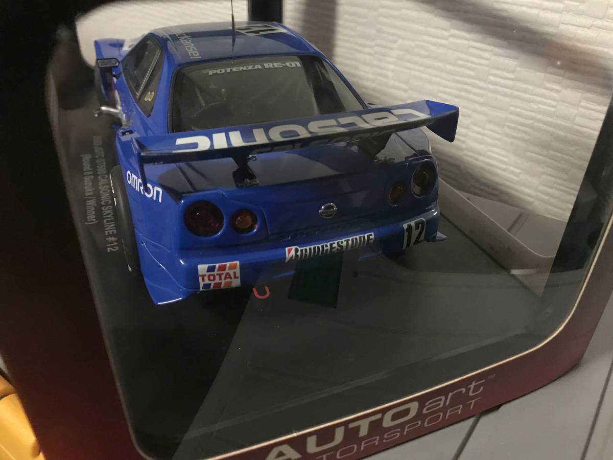 1/18 Aa AUTOart JGTC 2003 GT500 CALSONIC SKYLINE ♯12 カルソニック