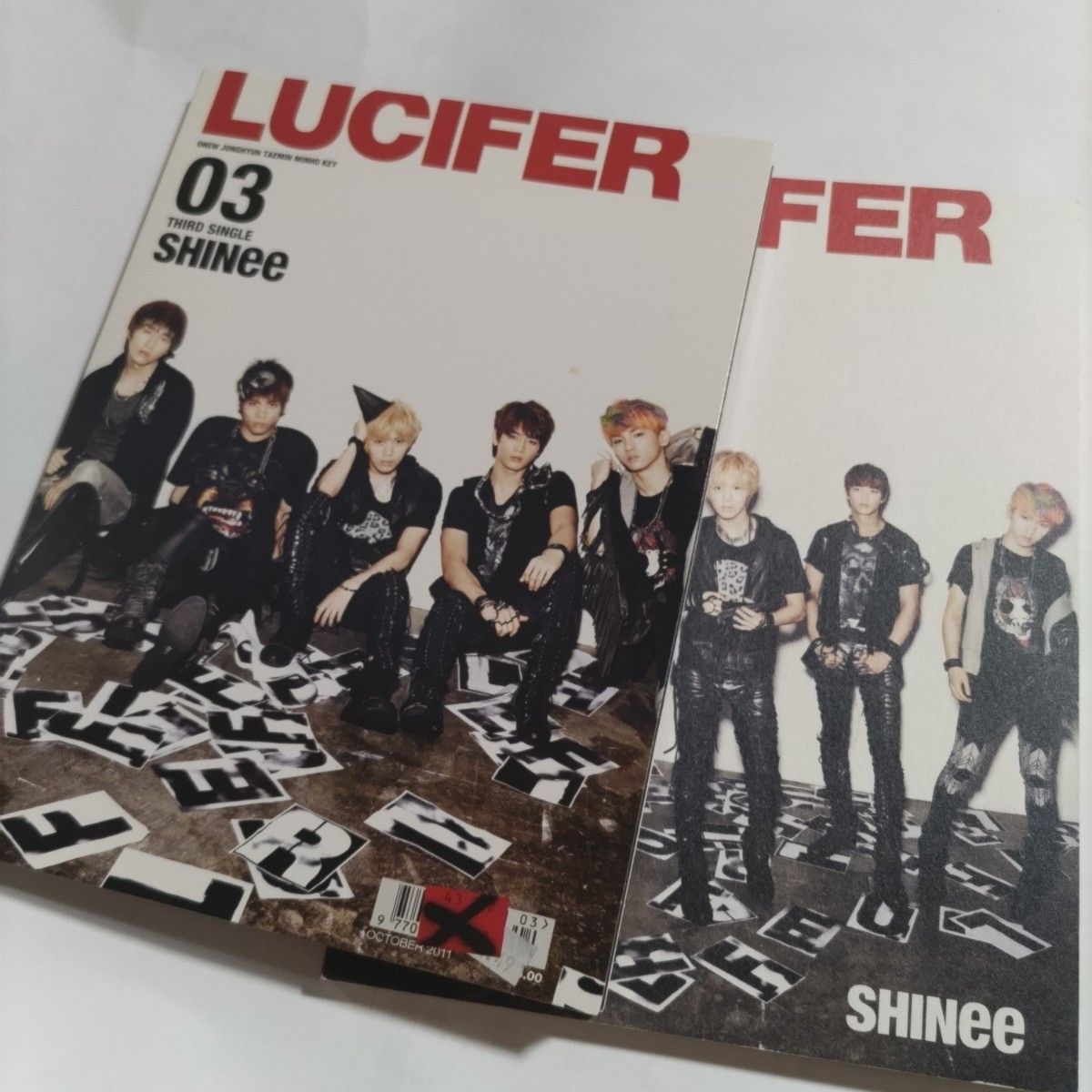 SHINee LUCIFER CD+DVD 初回限定盤 初回生産限定盤　日本シングル　オニュ　ジョンヒョン　キー　ミノ　テミン