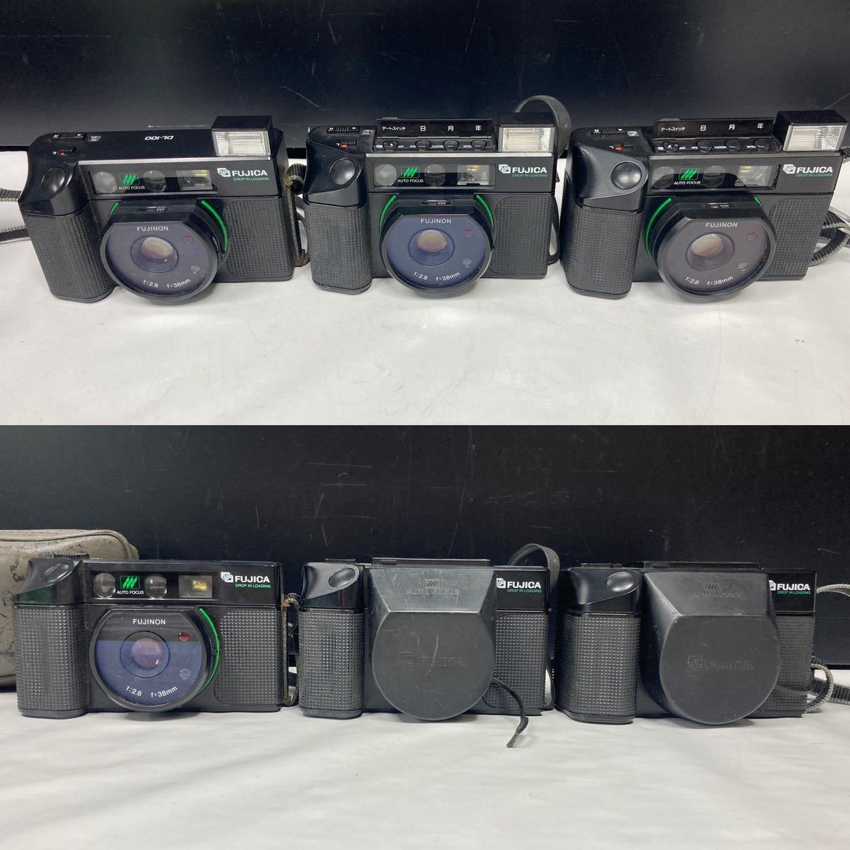 FUJICA フィルムカメラ 3台まとめて DL-100 DATE ×2、DL-100 ×1 フジカ_画像3