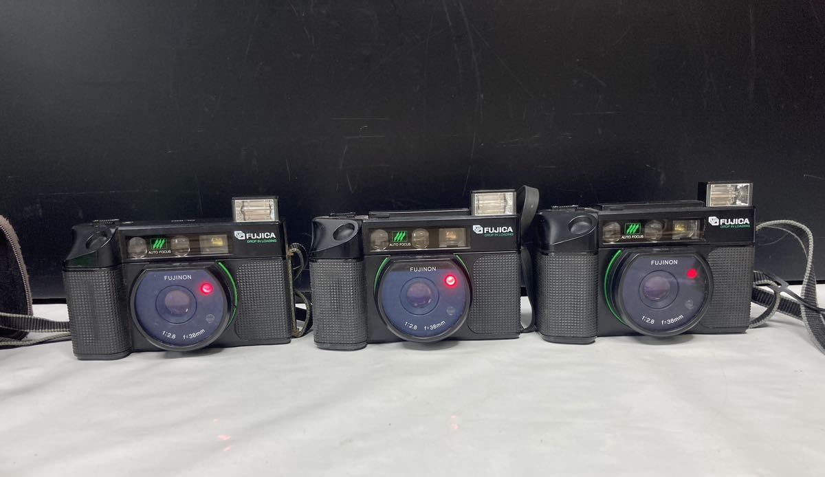 FUJICA フィルムカメラ 3台まとめて DL-100 DATE ×2、DL-100 ×1 フジカ_画像1