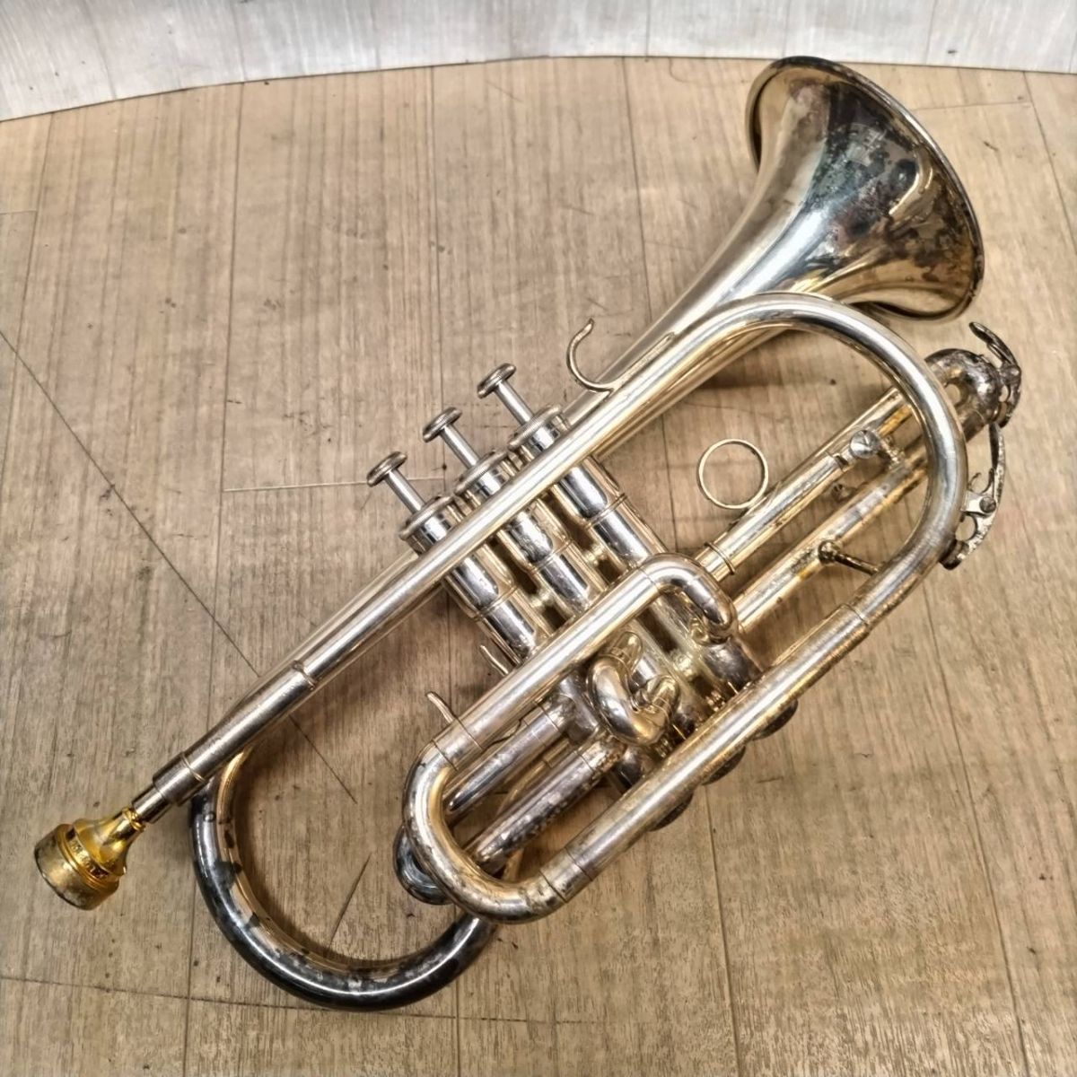 P614-SB4-248 YAMAHA ヤマハ YCR-3330S コルネット ショート管 全長約
