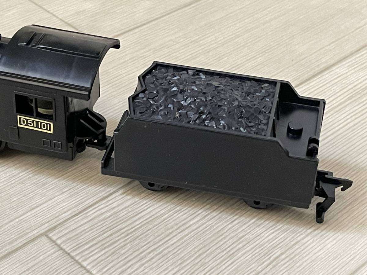 当時物 旧ロゴ】旧トミー スーパーレール D51 蒸気機関車 石炭車 当時物 旧ロゴ】旧トミー スーパーレール D51 蒸気機関車 石炭車