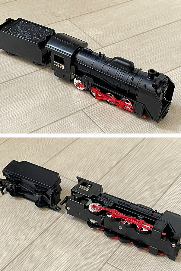 当時物 旧ロゴ】旧トミー スーパーレール D51 蒸気機関車 石炭車 当時物 旧ロゴ】旧トミー スーパーレール D51 蒸気機関車 石炭車