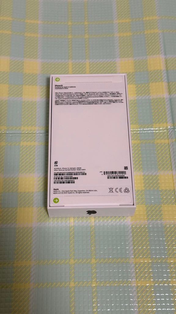 iPhone13 ミッドナイト 256GB 新品未開封Apple _画像3