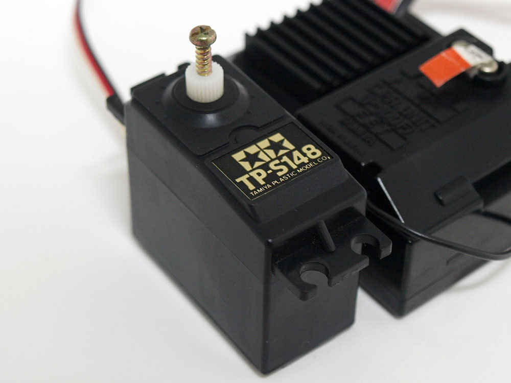 超特価SALE開催! M1055】タミヤ CPR UNIT P-100F 受信機一体型アンプ・サーボ TP プロポセット
