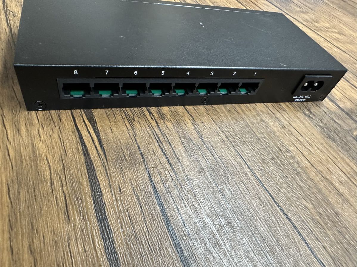 【079】Transition Networks S8TXA Unmanaged Switch/アンマネージド スイッチ 8ポート 10/100Base-TX 現状品_画像3