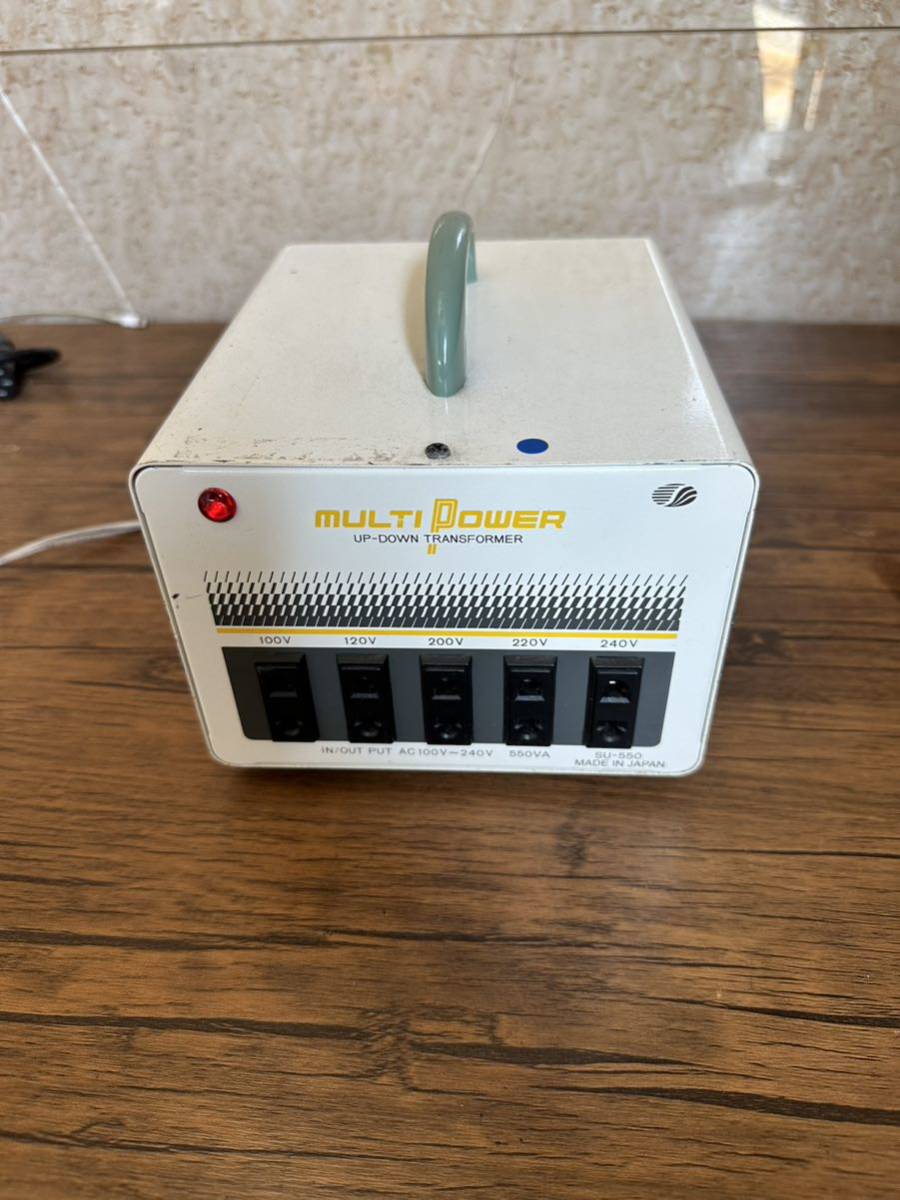 070】スワロー電機 マルチ変圧器 通電OK-